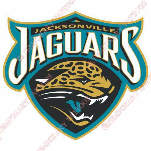 Jacksonville Jaguars Customize Temporary Tattoos Stickers NO.552